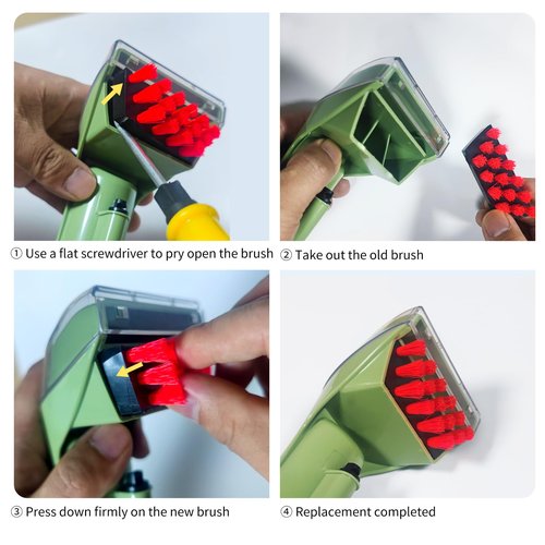 1400B Tough Stain Brush for Bissell Little-Green Vacuums Replacement Brush Head Compatible with Bissell 1400B 1425 1400W 1400 1844 2290A Series Vacuums