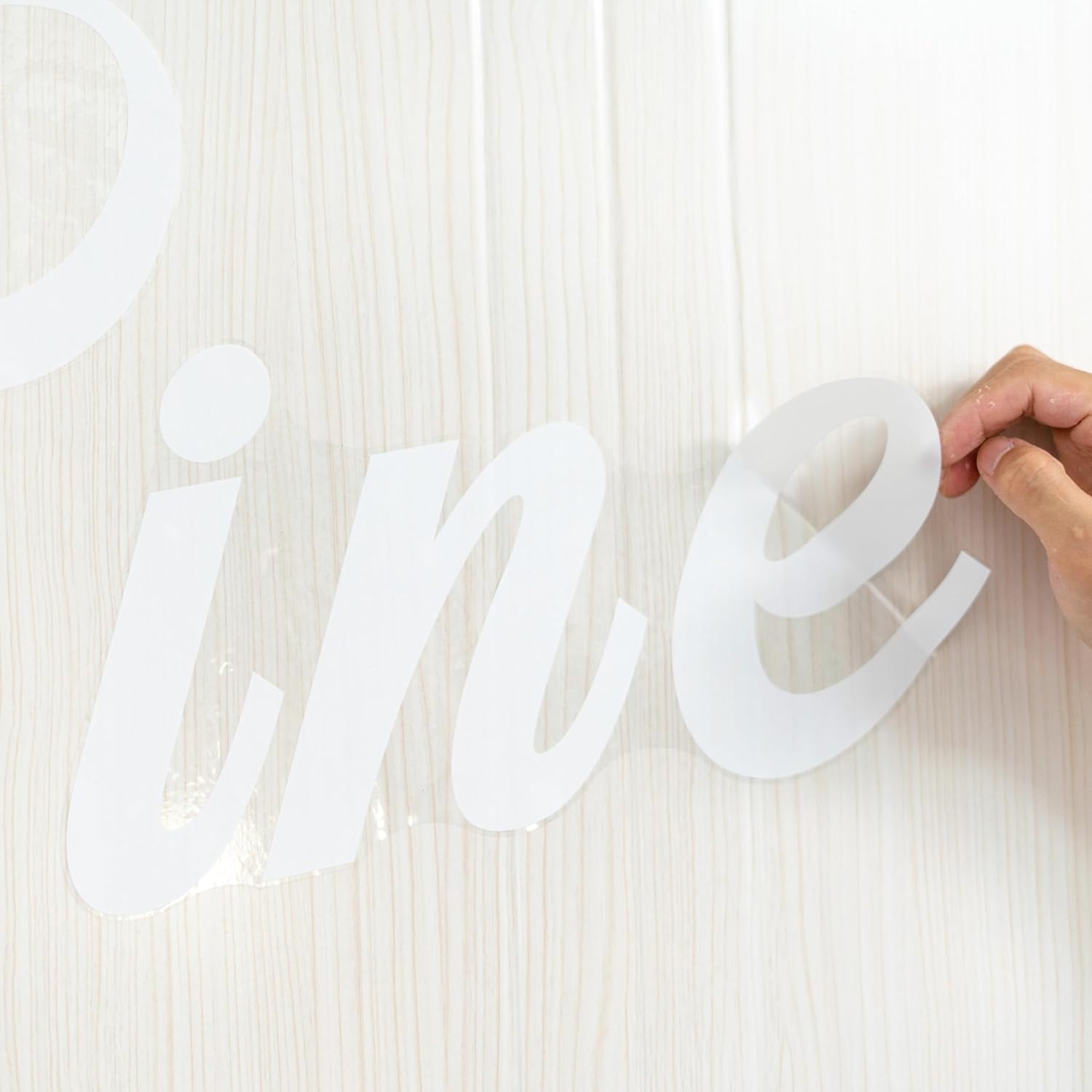 On Cloud Nine Baby Shower Decal Sign - Stylish Wall Sticker for Decor | White Acrylic Design
