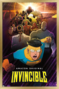 Invincible - Purple One Sheet Wall Poster, 22.4L" x 14.7W", Gold Framed Version