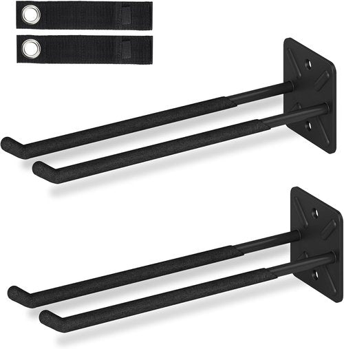 **Heavy Duty Garage Hooks by [Brand Name] - 12.4 Inch Wall Mount Hangers | Max Load 200 lbs for Ladders & Tools**