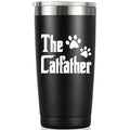 MASGALACC Cat Dad Gifts for Men - Father Mug for Lover Owner Fathers Day Gift Coffee Cup - 20 Oz Stainless Steel Tumbler
