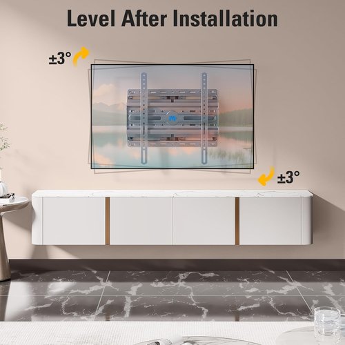 Mounting Dream TV Wall Mount - Full Motion Bracket for 32-65 Inch TVs | Swivel & Tilt, Max VESA 400x400 mm