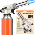 Culinary Professional Butane Torch - Adjustable Flame Cooking Tool for Crème Brûlée | Upgrade Design