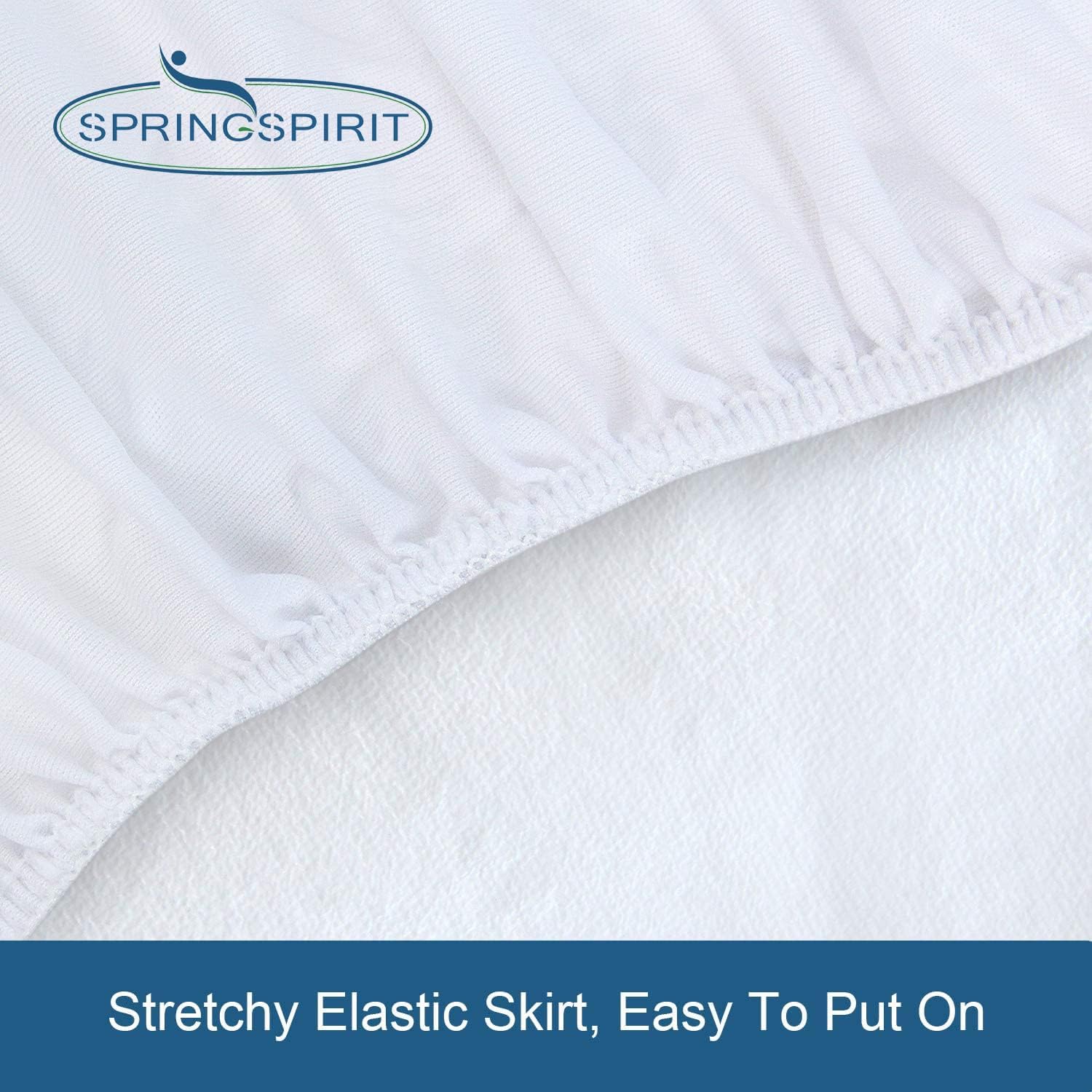 Twin Mattress Protector Waterproof Soft & Breathable Terry, Noiseless Twin Mattress Cover Fitted Sheets up -14'' Mattress Protector for Kids Bed Cover Mattress Pad Protecor Machine Wash