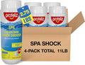 Profeliz Non-Chlorine Shock for Hot Tub & Spa - Chlorine-Free Oxidizer, 4 Pack, 11lb