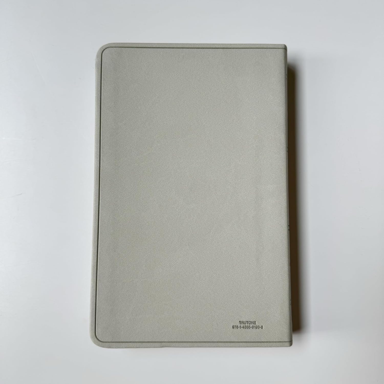 River Stone Personalized ESV Large Print Bible - Custom Hand Lettered Name Cover | Flourish Design