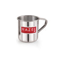 Hazel Stainless Steel Multipurpose Mug | Steel Camping Mug | Steel Mug for Bathroom Shower Home | Strong and Sturdy Mug, 500 ml, Silver