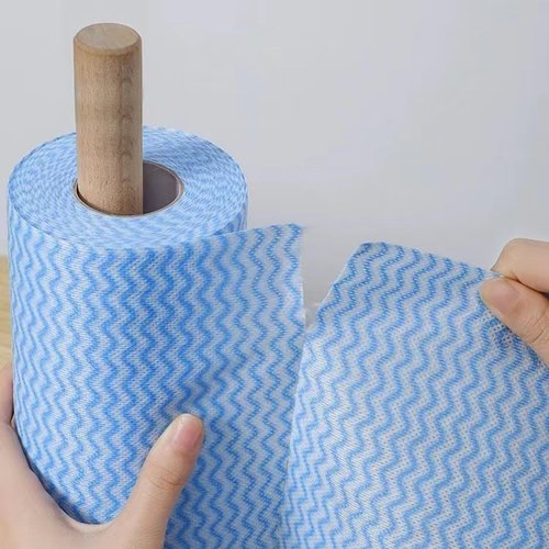KLEENDOL Disposable Cleaning Cloths - Reusable Household Dish Towels | 200 Sheets, 2 Rolls