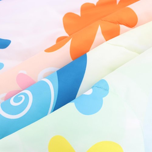FUYEUN Rainbow Comforter Sets Full Size Cartoon Frogs Bedding Sets for Girls Kids Teens Boys Flowers Butterfly Bees Snails Insects Cute Kawaii Quilt 1 Comforter + 2 Pillow Cases