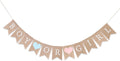 Rustic Burlap Banner by Boy or Girl | Charming Gender Reveal Decor for Baby Showers