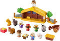 Fisher-Price Little People Nativity Set - Musical & Light-Up Christmas Toy for Kids Ages 1+ | 18 Pieces