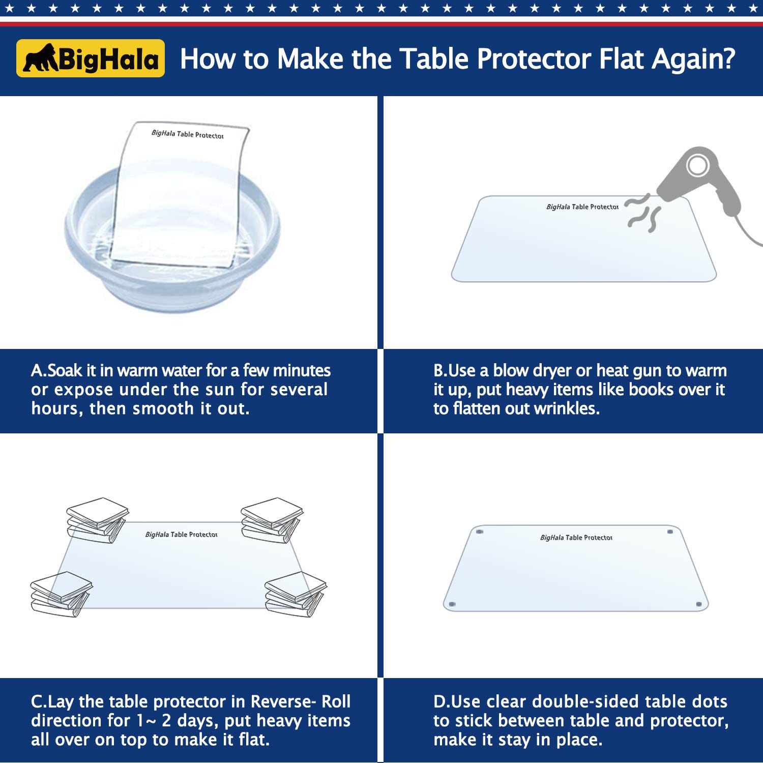 Round Table Protector Clear Plastic Tablecloth Roll Thicken Desk Floor Protective Cover Office Chair Mat Waterproof Wipeable Easy Clean PVC Vinyl Coffee Buffet Banquet Bar Dining Tabletop Pad 45 " Dia