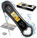 Meat Thermometer - Skiennix Instant Read Digital Thermometer with Backlight & Bottle Opener | Perfect for BBQ, Turkey & Candy