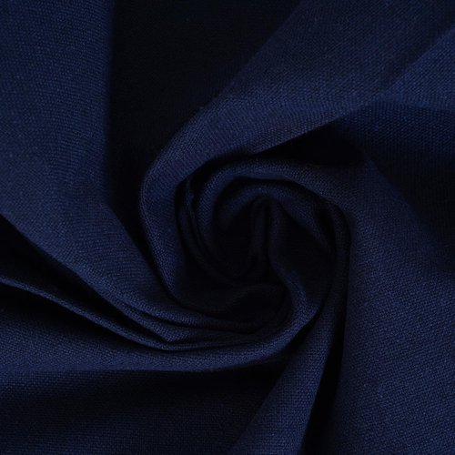 Blue Needles Solid Cloth Napkins Set of 6 Navy Blue 100% Cotton Dinner Napkins 18x18 inches - Soft, Reusable, Absorbent & Washable Linen, Ideal for Spring Summer Easter Events Parties & Everyday Use