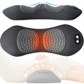 3 in 1 Lumbar Pillow，Smooth Triple Fusion Electric Back Massager with Vibration & Heat for Bed,Chair
