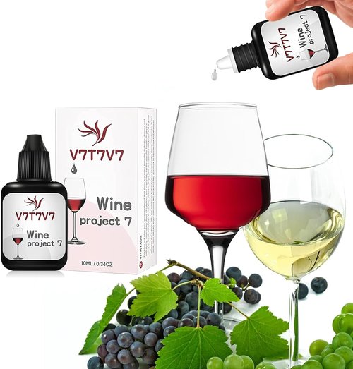 2 Pack Wine Filter Drops, Red White Wine Lovers Sulfite Remover Tasteless Purifier Accessories Filters for Histamines and Sulfite, Party Gifts for Him Men and Women
