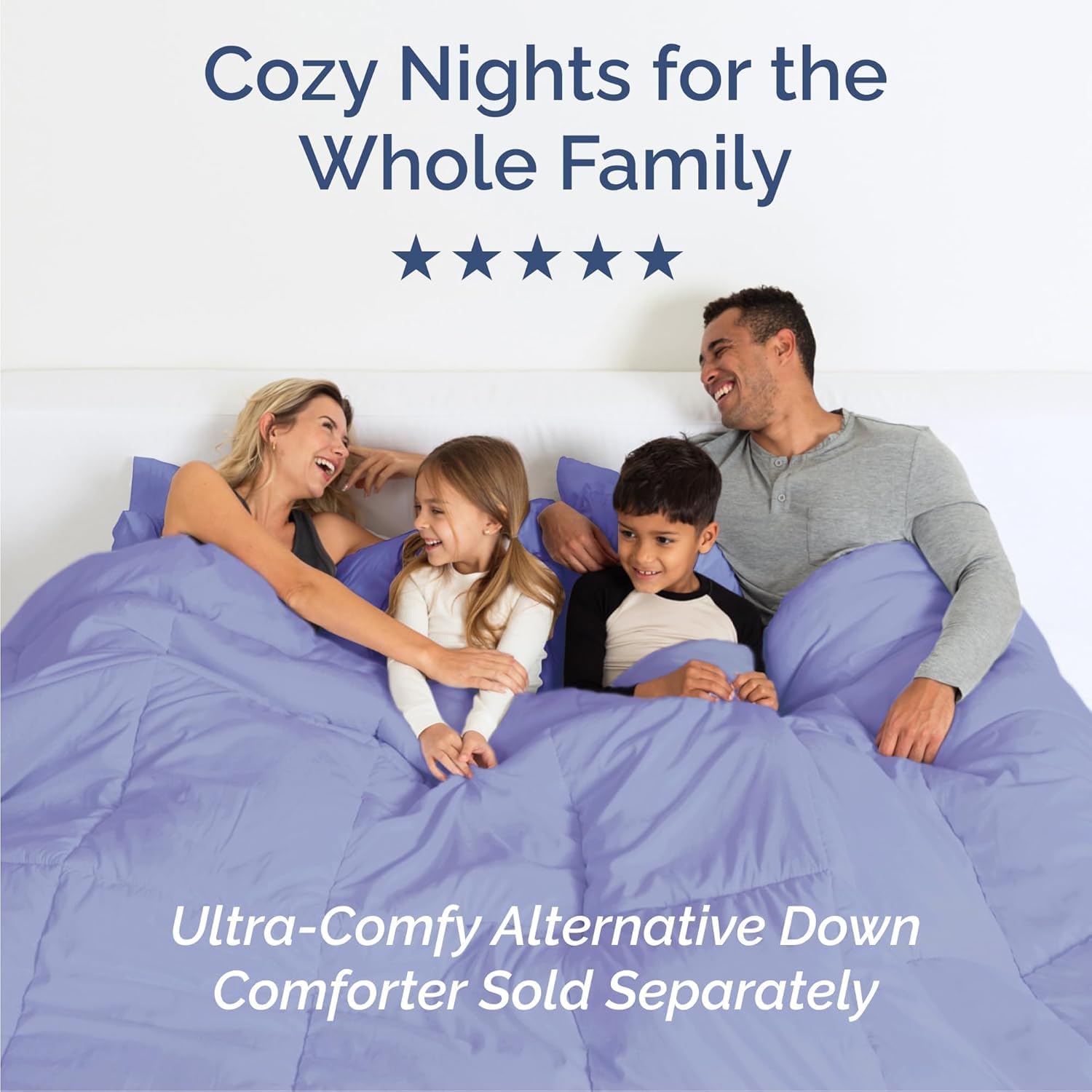 Regine Switzerland Cal King Sheet Set - Luxurious Breathable Cooling Bedding - Soft, Wrinkle-Free Lavender - Deep Pockets