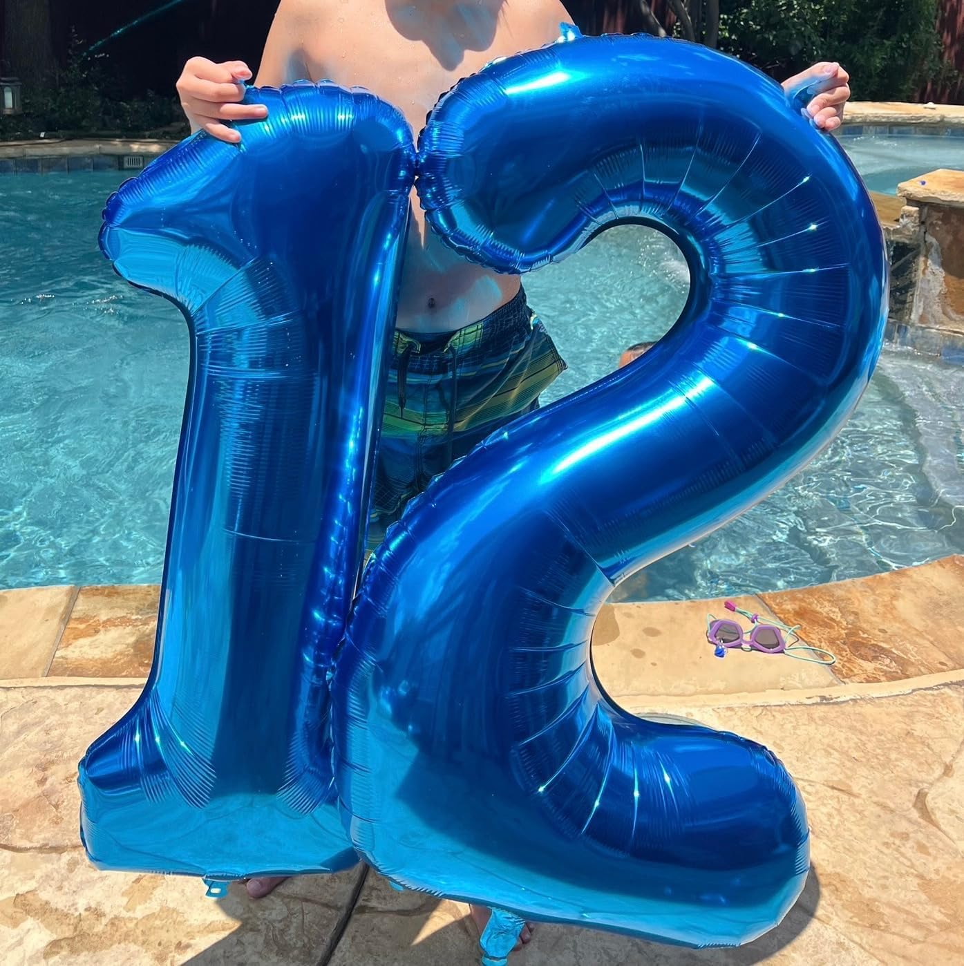 Skiennix Dark Blue Number 27 Balloon - Large Happy Birthday Decoration for Men & Women