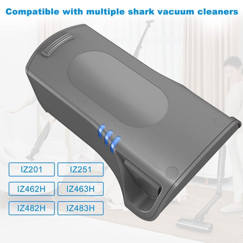 Gemho Replacement for Shark XSBT750 XSBT700 Battery Compatible with Shark IZ462H IZ463H IZ201 IZ251 IZ482H IZ483H UZ365H Cordless Vacuum Cleaners,Battery XSBT750 Lithium Ion Battery 3500mAh 25.2V