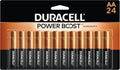 Duracell Coppertop AA Batteries - Long-Lasting Alkaline Power Boost | 24 Count Pack for Home & Office