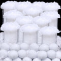 Skiennix 6 Pack Christmas Fake Snow | 420g Fluffy Artificial Snow for Holiday Decor
