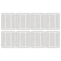 (8 Pack) Roomba 104, Q0520 Q011 Q0120 HEPA Filters for iRobot Roomba Vac, Vacuum 2 Essential Robot, Robot Vacuum and Mop, Y0140 Y0112 Y0110 Q0120, Roomba 105 Combo, Replacement Upright Vacuum Filters