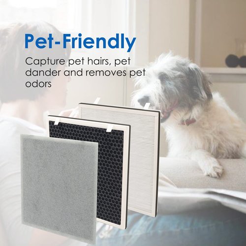 Flintar Vital 100 Replacement Filter, Compatible with Levoit Vital 100 Air Purifier, Part Number Vital 100-RF, 2-Pack