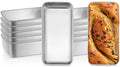 Leonyo 12 Pack Loaf Pans for Baking Bread, 9IN x 5IN Stainless Steel Loaf Bread Pans Set for Homemade Meatloaf, Bananas, Brownies, Lasagnas, Dishwasher Oven Safe