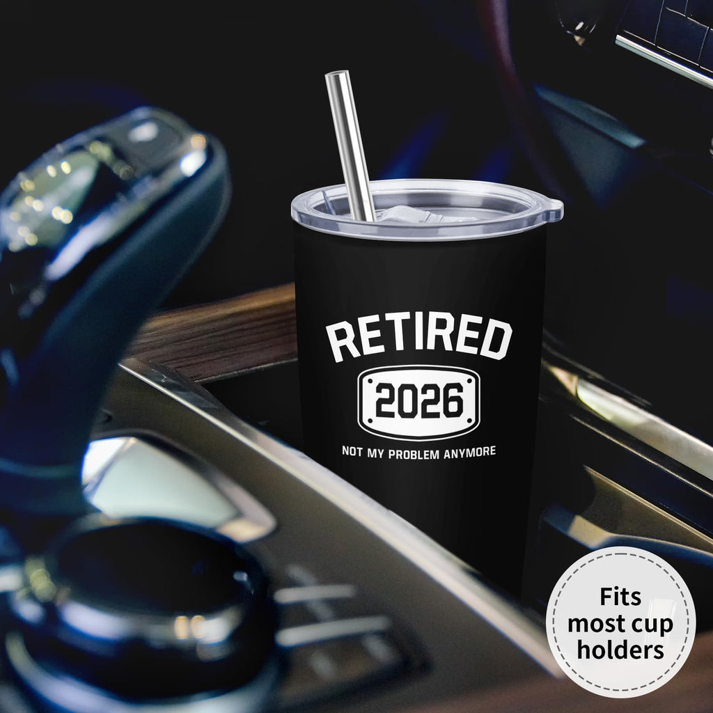 NVFCC Retirement Gifts For Men 2026, Funny Retirement Gifts, Retired Gifts For Men, Best Retirement Gift Ideas, Retirement Gifts For Men Coworkers 20 oz Stainless Steel Tumbler