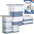 TAILI Vacuum Storage Bags - 6 Pack Combo (3 Jumbo + 3 Medium) for Bedding & Clothing Organization