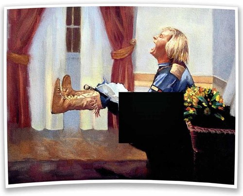 Harry on The Toilet | Dumb and Dumber Bathroom Art - Funny Movie Poster Canvas Print Decor