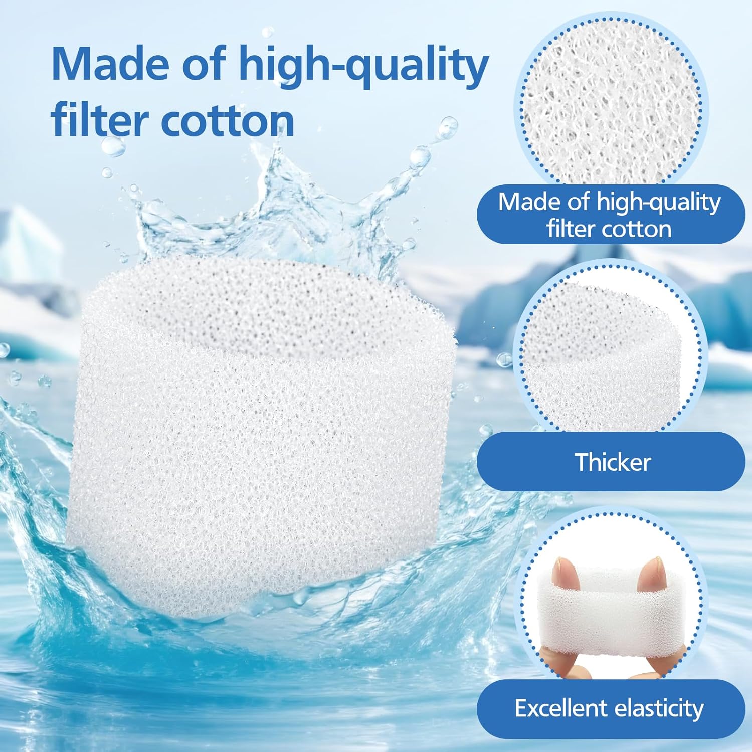 ShufudeJa Humidifier Replacement Filters - 30-Pack for LEVOIT Classic & Dual Series Models