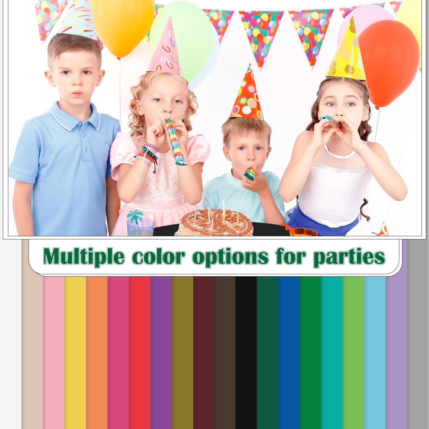Skiennix 14-Pack Disposable Round Plastic Tablecloths - 84 Inch, Perfect for Parties & Events