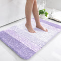 OLANLY Bath Rug Mat - Extra Soft Microfiber, Quick Dry & Machine Washable | 36x24, Light Purple