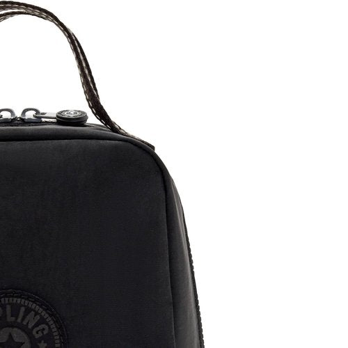 Kipling Womens Women's Lyla Bag, Insulated Reusable Tote, Tote Lunch Bag, True Black, Lunch Tote US