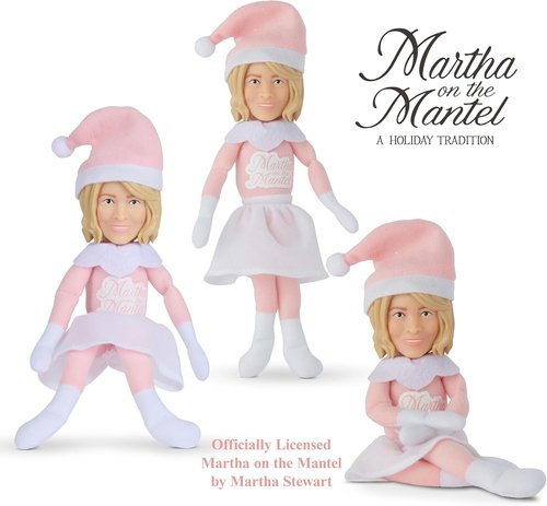 Martha Stewart 12” Plush Christmas Figurines - Collectible Holiday Decor for 2025