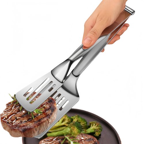 Huakai New Kitchen Cooking Tongs, Multifunctional Frying Spatula Features a detachable design, Perfect for Grilling, Cooking, Frying, and Griddling（12.8inch）