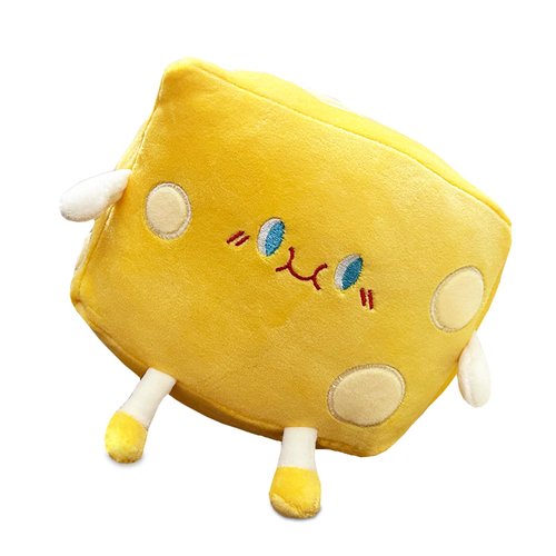 Goylmc Cheese Stuffed Toys - Food Bread Plush Pillow - Home Decoration Christmas Birthday Gift for Kids Boys Girls (Small)