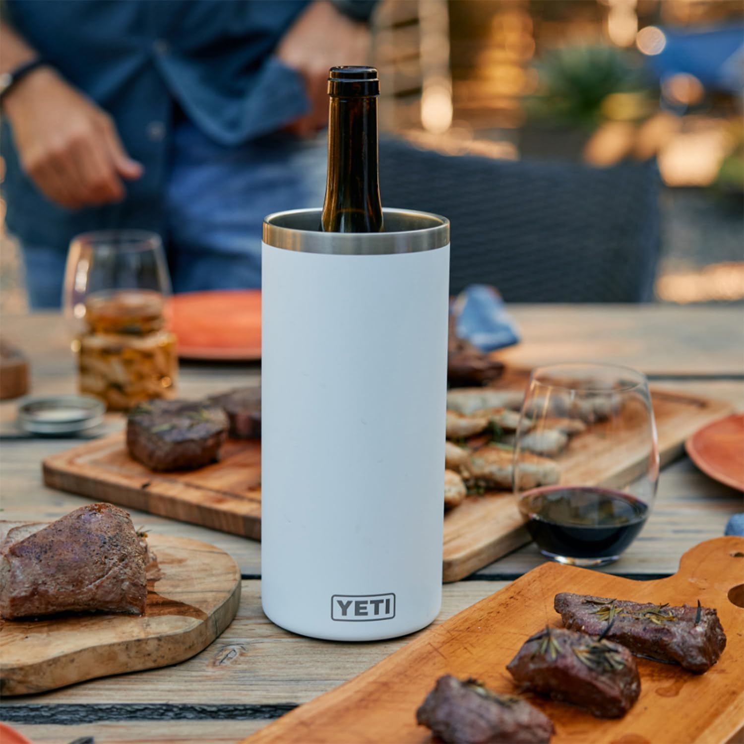 YETI Rambler Wine Chiller, Fits Most Wine Bottles