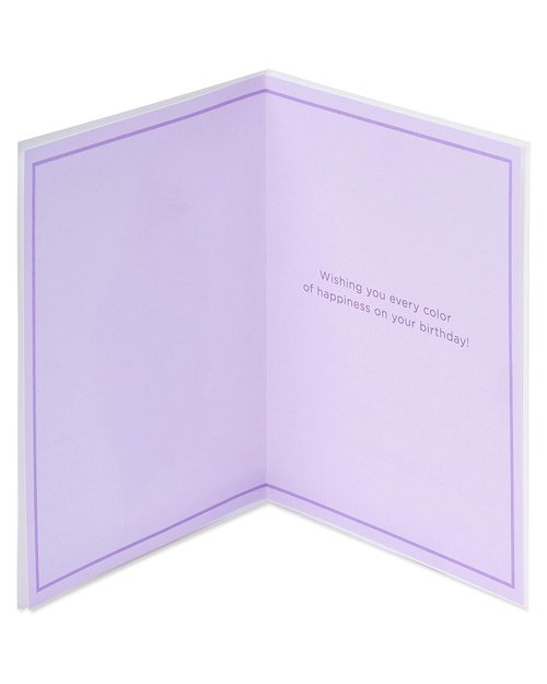 Papyrus Birthday Card - Designed by Judith Leiber (Every Color of Happiness)
