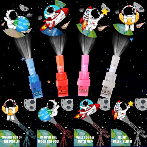 Qudoustar 28 Pack Valentines Day Gifts for Kids School Finger Lights Toys with Valentine Day Cards for Kids Classroom, Valentines for Kids Class Exchange Gifts School Party Favors for Boys and Girls