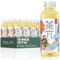 Tea PI Iced Tea – Jasmine Green Tea, Grapefruit Sweet Iced Fruit Tea Bottles, Real Juice, -16.9 fl oz, 500mL, 15 Pack