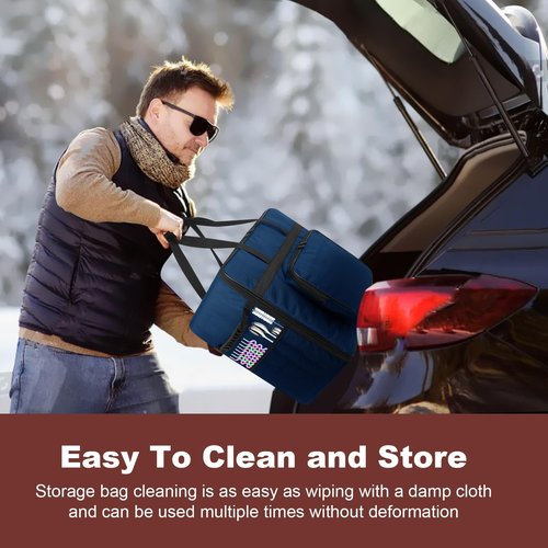Slushie Machine Travel Bag Frozen Drink Maker Carrying Case Waterproof Nylon Storage Bag for Ninja SLUSHi Max | XXL Smart Frozen Drink Maker FS605/Ninja Slushie Machine FS605SG /FS605IV,150oz