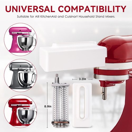 Meat Tenderizer Attachments for KitchenAid Stand Mixers, Accessories and Attachhments for Kitchen Aid with Sturdy Stainless Steel Gears Accessories