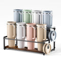 Water Bottle Organizer for Full Stanley and Others' Large Tumbler Organization, Pantry Kitchen Organizers and Storage for Cup Accessories, Tumbler and Cup Lid Organizer Wine Rack - 2 Tier Hold 8