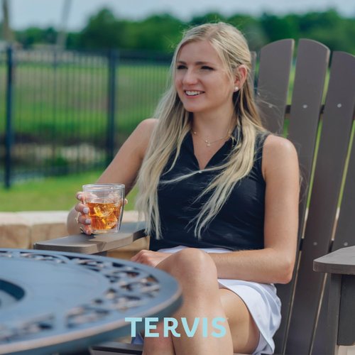 Tervis Summer Fun Patriotic USA Assorted Collection Made in USA Double Walled Insulated Tumbler Travel Cup Keeps Drinks Cold & Hot, 12oz - 4pk, Classic