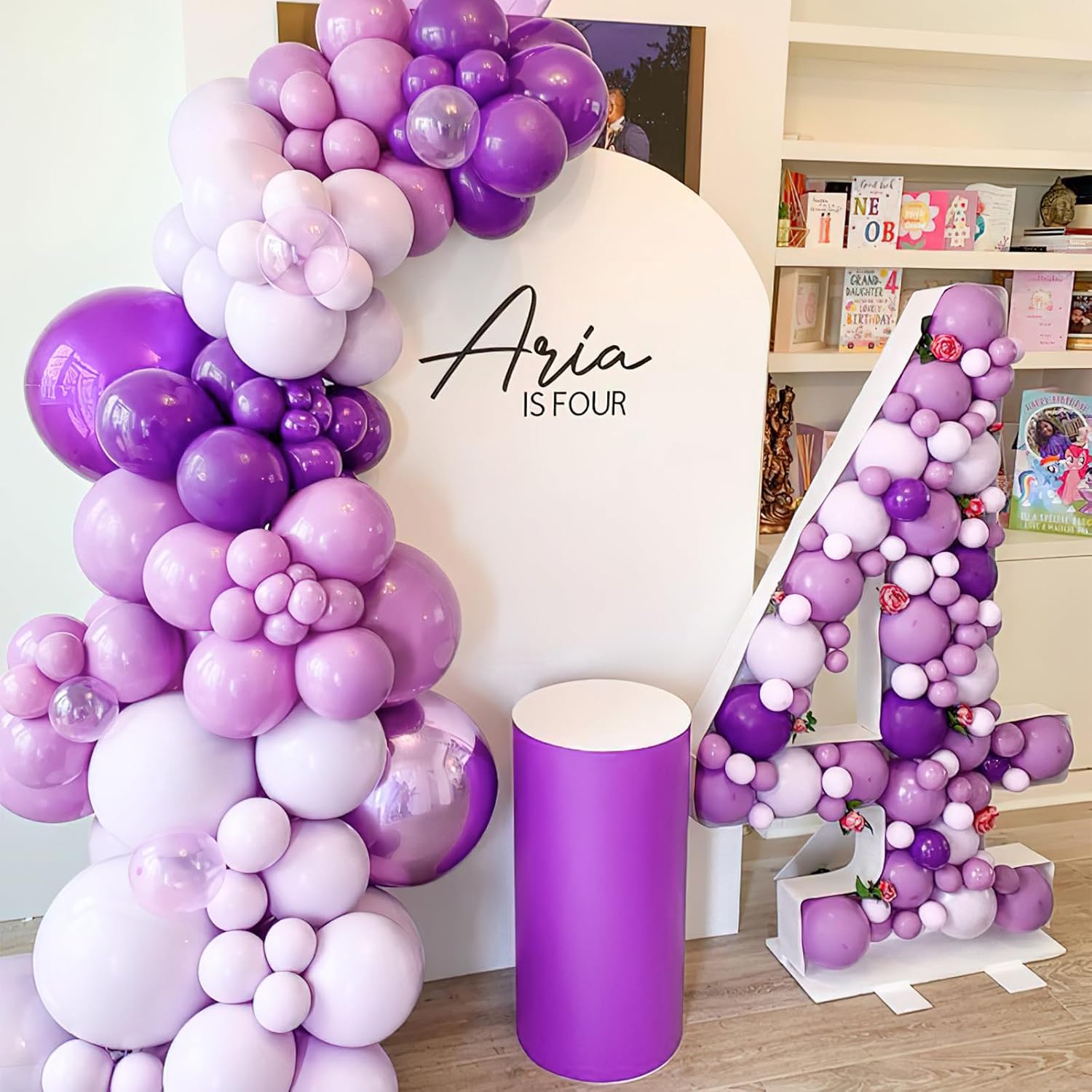 PartyWoo Baby Pink Balloons - 100pcs Pastel Arch Kit for Gender Reveal & Baby Shower | 5-36 Inch Sizes