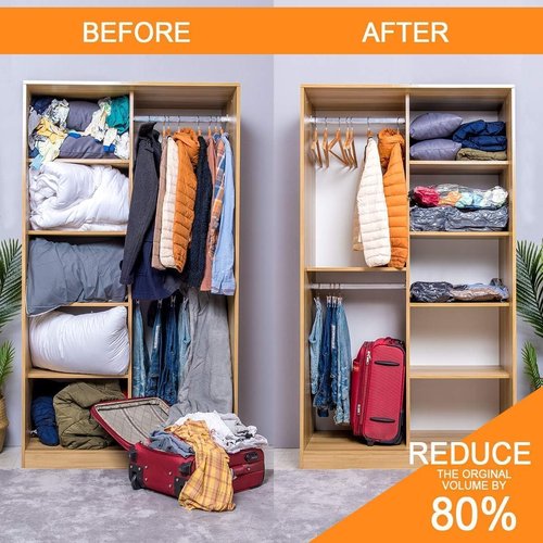 GONGSHI Vacuum Storage Bags - Space Saver Seal Bags for Clothing & Comforters | 28 Combo Set
