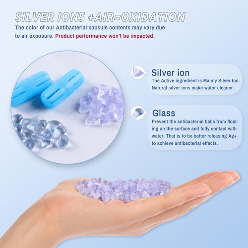 Agbowie Humidifier Cleaner, 3 Pack Humidifier Cleaning Fish for Universal Humidifiers Tanks 90 Days, Purifies Water & Prevent Hard Water Build-Up, Reduce White Dust and Odors