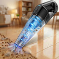 PowerSpeed CleanView Portable Handheld Vacuum - 16000Pa Strong Suction & 1000mL Dust Cup | Cordless LED Vacuum for Quick Home Cleaning